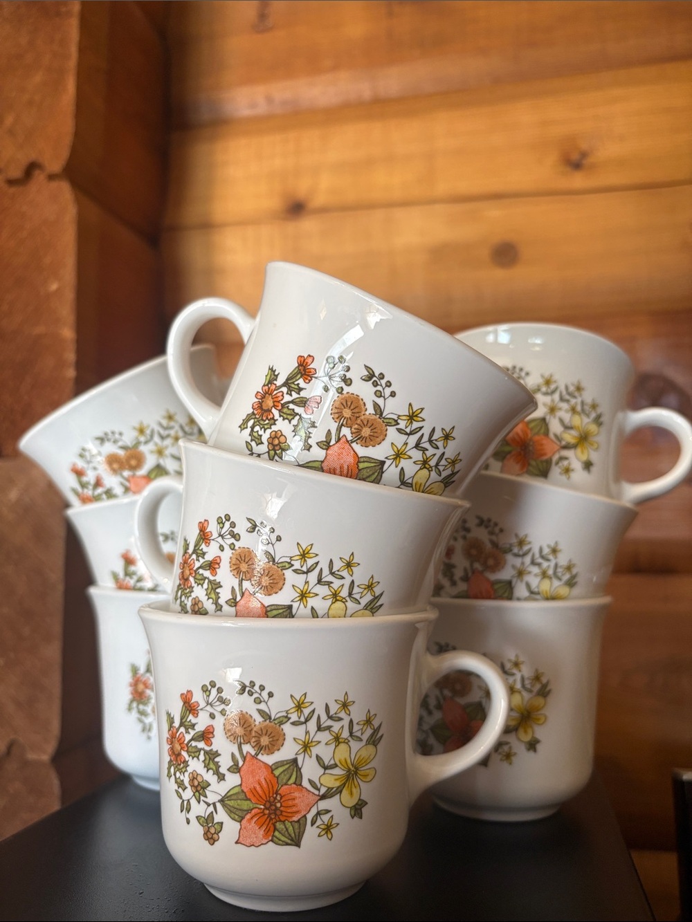 Corelle by Corning "Indian Summer" Mug Set of 9